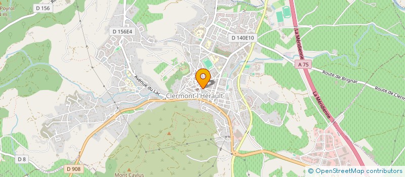 localisation de l'entreprise CLERMONT SOLEIL  CLERMONT-L'HERAULT