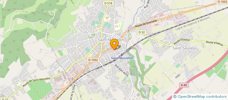 localisation de l'entreprise CLERMONT VIDEO à SAINT-MARCELLIN