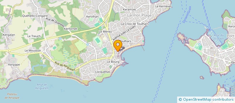 localisation de l'entreprise CLERO  LARMOR-PLAGE