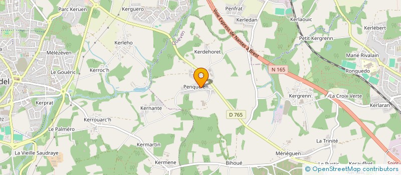 localisation de l'entreprise CLERO TAXI  QUEVEN