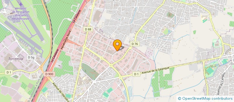 localisation de l'entreprise CLEROMA  PERPIGNAN