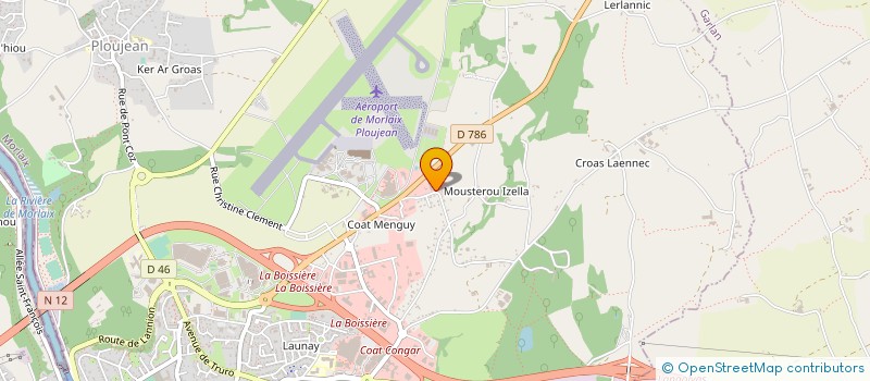 localisation de l'entreprise CLEROU à MORLAIX