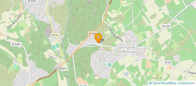 localisation de l'entreprise CLERPAZ  SAINT-GENIES-DES-MOURGUES