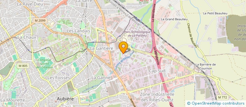 localisation de l'entreprise CLERPUY  CLERMONT-FERRAND