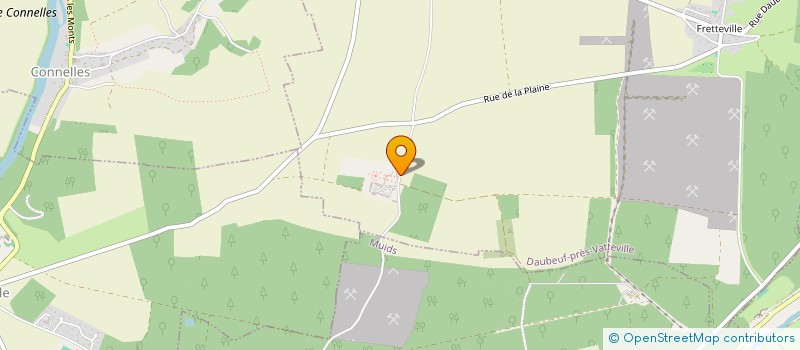 localisation de l'entreprise CLERVAL HENRY  DAUBEUF PRES VATTEVILLE