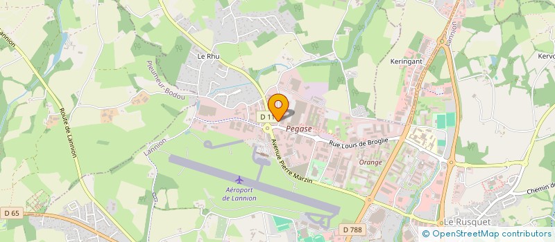 localisation de l'entreprise CLERVIE 2  LANNION