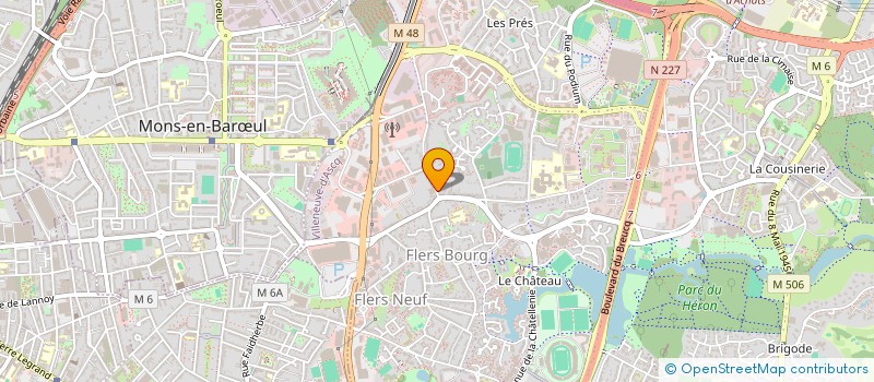 localisation de l'entreprise CLERY'S à VILLENEUVE-D'ASCQ