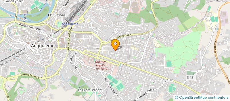 localisation de l'entreprise CLERY SON à ANGOULEME