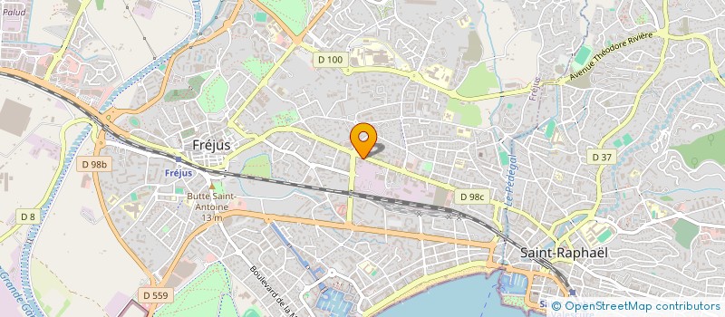 localisation de l'entreprise CLES D'AZUR à FREJUS