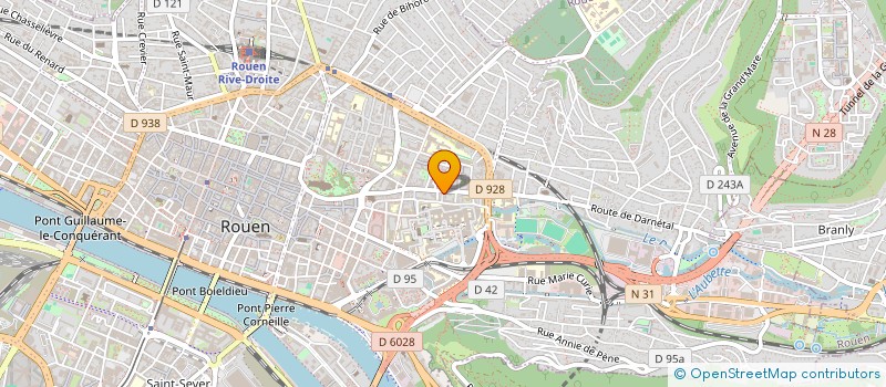 localisation de l'entreprise CLES D'OR IMMOBILIER à ROUEN