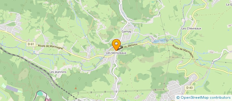 localisation de l'entreprise CLES DES CHANTS à LE CREUSOT