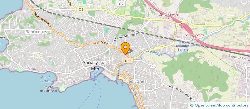 localisation de l'entreprise CLES EN MAIN à SANARY-SUR-MER