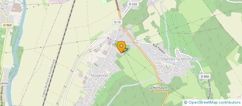 localisation de l'entreprise CLES EN MAIN  NOGENTEL