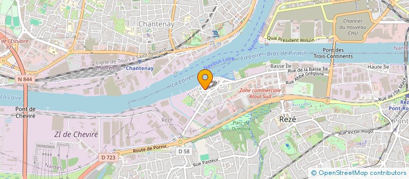 localisation de l'entreprise CLES EN MAINS à REZE