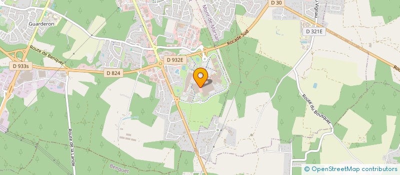 localisation de l'entreprise CLES  LANDES  EXPERT  SAINT-PIERRE-DU-MONT