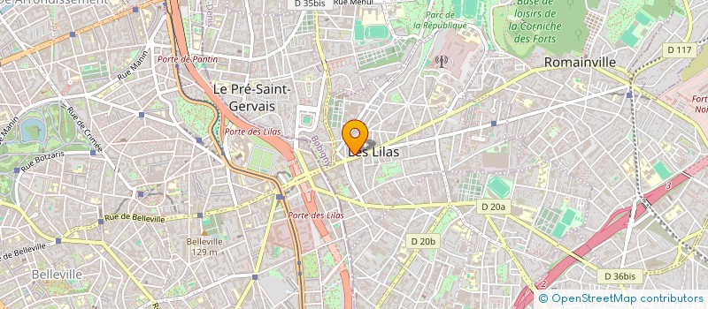 localisation de l'entreprise CLES LES LILAS EXPRESS à LES LILAS