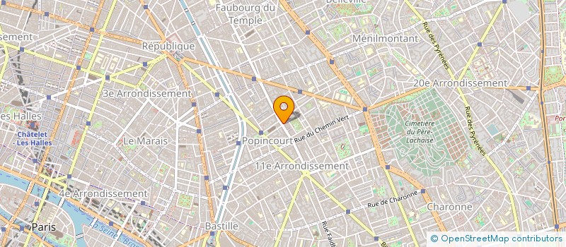 localisation de l'entreprise CLES STOP SECURITE à PARIS