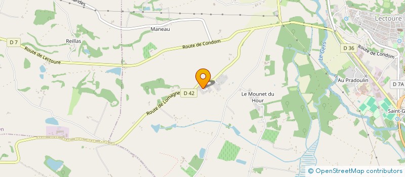 localisation de l'entreprise CLESA  LECTOURE