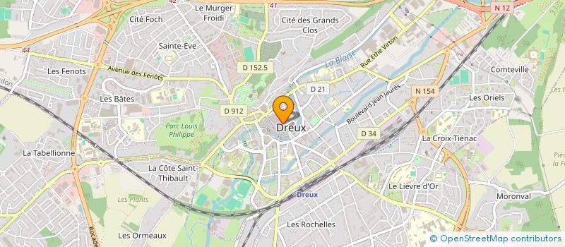 localisation de l'entreprise CLESEB à DREUX