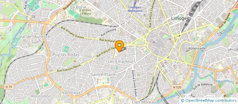 localisation de l'entreprise CLESOHE à LIMOGES