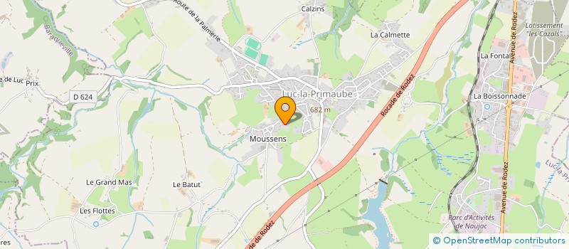 localisation de l'entreprise CLESOXAV  LUC-LA-PRIMAUBE