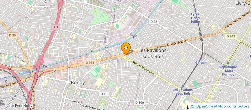 localisation de l'entreprise CLESS TRANSPORT à LES PAVILLONS-SOUS-BOIS