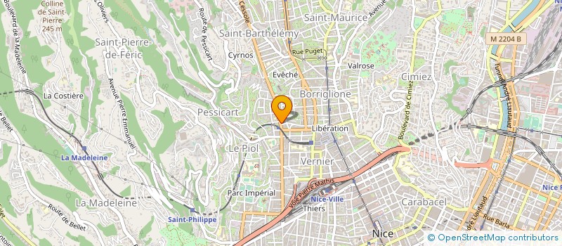 localisation de l'entreprise CLESUD à NICE