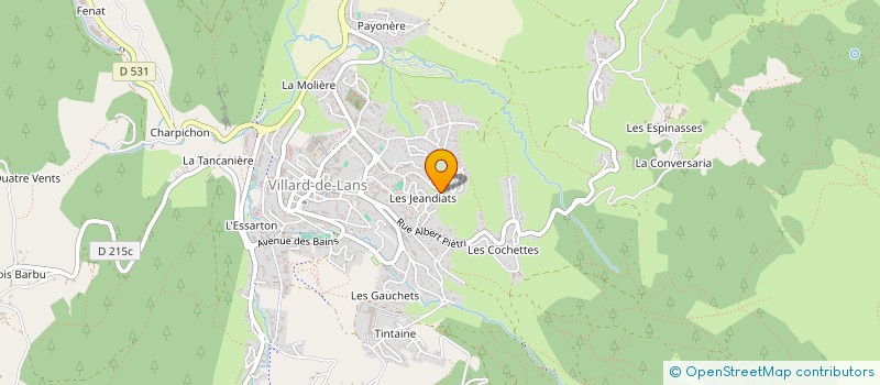 localisation de l'entreprise CLET  VILLARD-DE-LANS