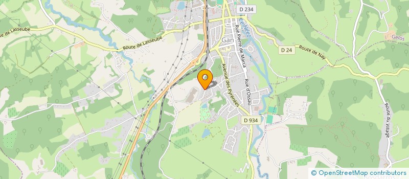 localisation de l'entreprise CLETHAN  GAN