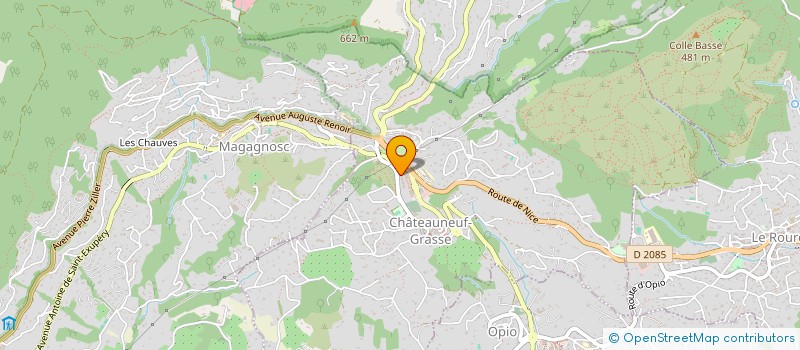 localisation de l'entreprise CLETIM  CHATEAUNEUF-GRASSE