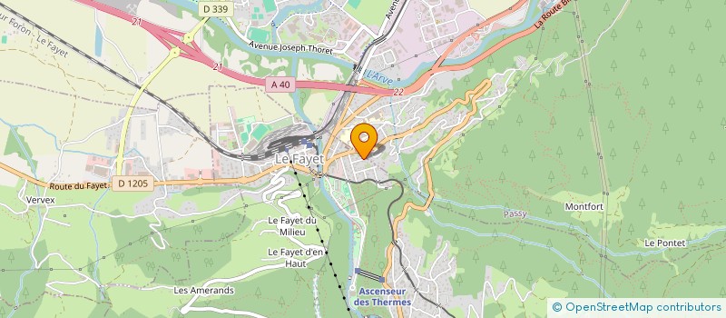 localisation de l'entreprise CLETOINE  SAINT-GERVAIS-LES-BAINS