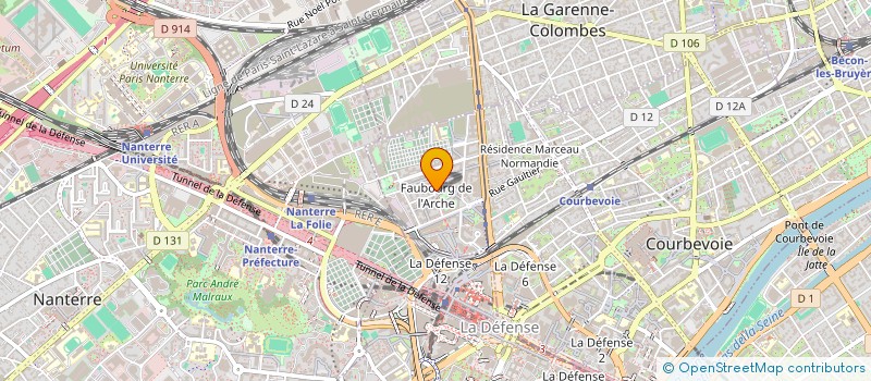 localisation de l'entreprise CLETOV  COURBEVOIE