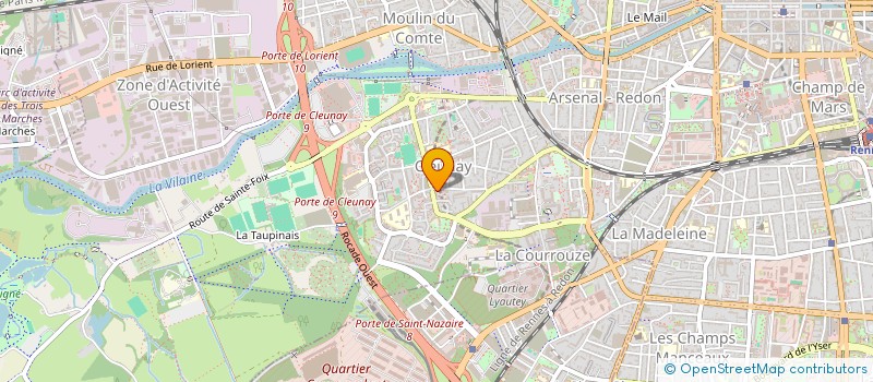 localisation de l'entreprise CLEUN à RENNES
