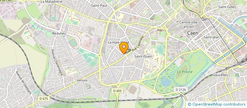 localisation de l'entreprise CLEUS à CAEN