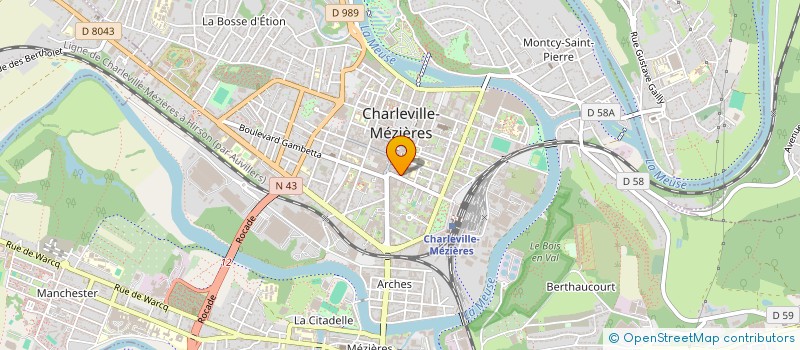 localisation de l'entreprise CLEVA à CHARLEVILLE-MEZIERES