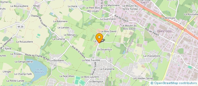 localisation de l'entreprise CLEVA à COUERON