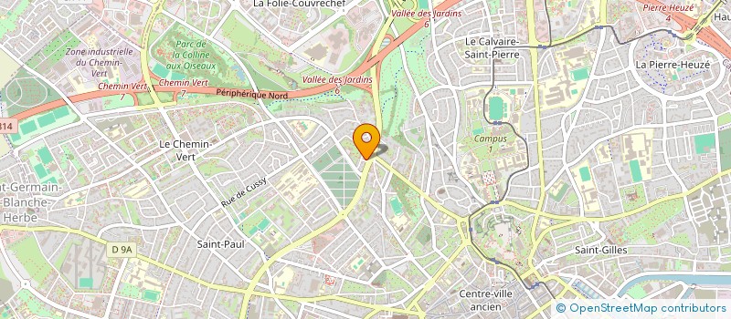 localisation de l'entreprise CLEVACANCES-CALVADOS à CAEN