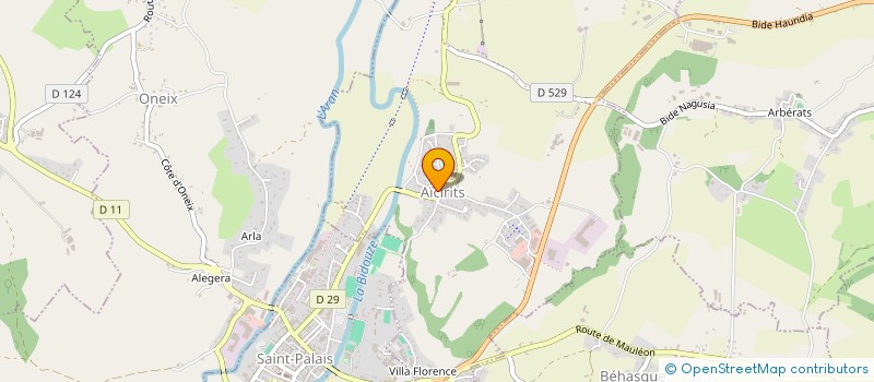 localisation de l'entreprise CLEVACANCES PYRENEES ATLANTIQUES  AICIRITS-CAMOU-SUHAST