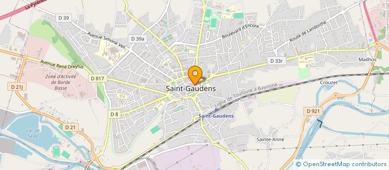 localisation de l'entreprise CLEVAL à SAINT-GAUDENS