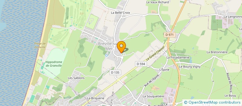 localisation de l'entreprise CLEVAROLE  BREVILLE-SUR-MER