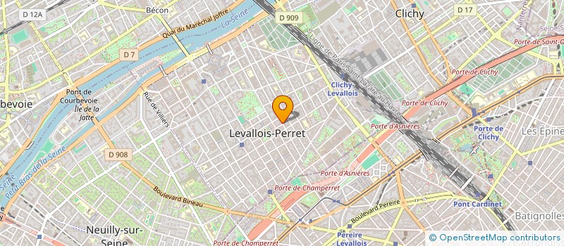 localisation de l'entreprise CLEVER BOX FILMS à LEVALLOIS PERRET