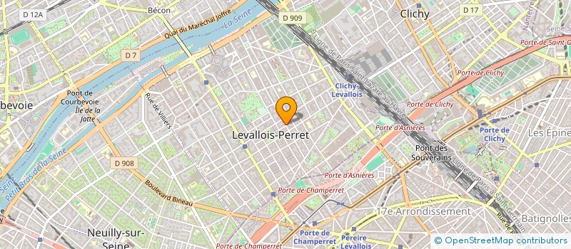 localisation de l'entreprise CLEVER BOX HOLDING à LEVALLOIS PERRET
