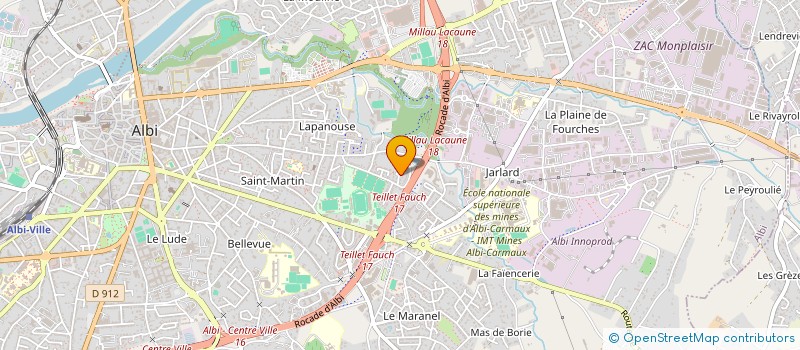 localisation de l'entreprise CLEVER HOUSING  ALBI