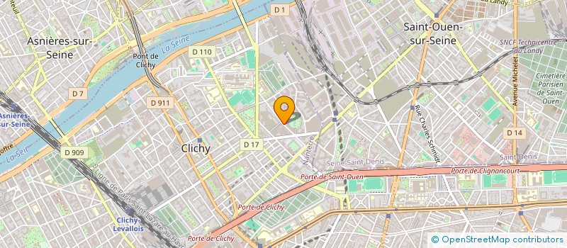 localisation de l'entreprise CLEVER IMMO à CLICHY