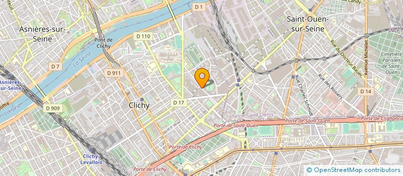 localisation de l'entreprise CLEVERDATA SECURITY à CLICHY