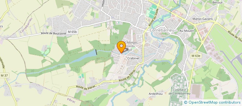 localisation de l'entreprise CLEVERHOLD  CORNEBARRIEU