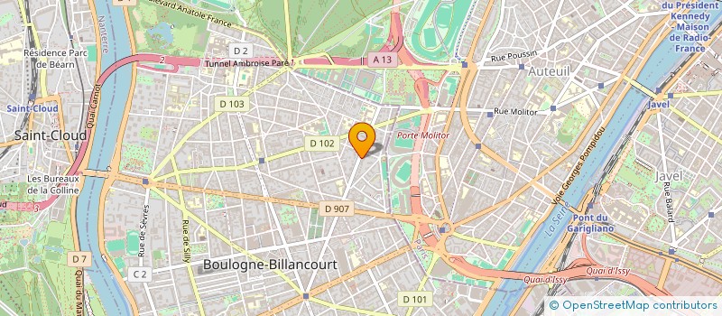 localisation de l'entreprise CLEVERLEARN SERVICES à BOULOGNE-BILLANCOURT