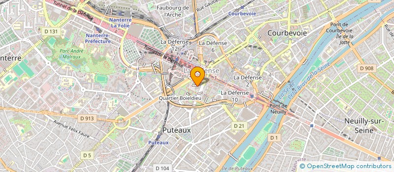 localisation de l'entreprise CLEVERSOFT à PUTEAUX
