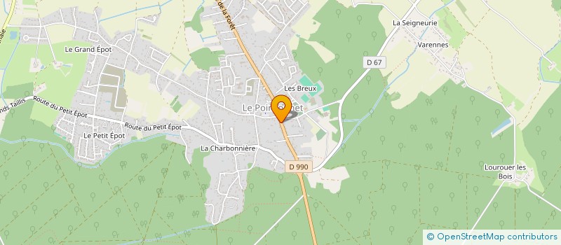localisation de l'entreprise CLEVES à LE POINCONNET