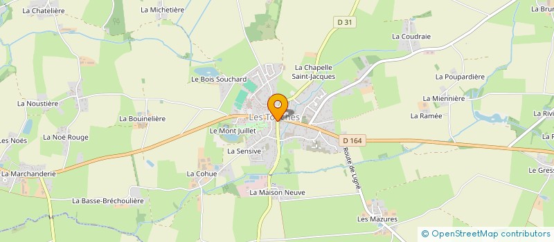 localisation de l'entreprise CLEVIC à LES TOUCHES